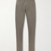 Tapered Cotton-Blend Twill Trousers Tapered Cotton-Blend Twill Trousers