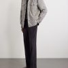 Reversible Padded Checked Wool Overshirt - OU Reversible Padded Checked Wool Overshirt - OU