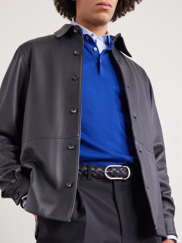 Slim-Fit Cotton and Mulberry Silk-Blend Polo Shirt - CU Slim-Fit Cotton and Mulberry Silk-Blend Polo Shirt - CU