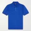 Slim-Fit Cotton and Mulberry Silk-Blend Polo Shirt Slim-Fit Cotton and Mulberry Silk-Blend Polo Shirt