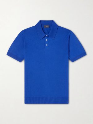 Slim-Fit Cotton and Mulberry Silk-Blend Polo Shirt Slim-Fit Cotton and Mulberry Silk-Blend Polo Shirt