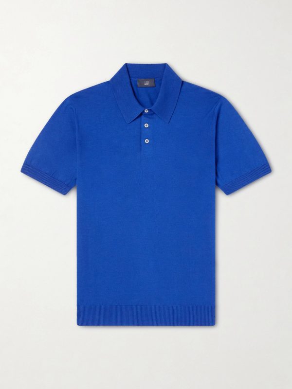 Slim-Fit Cotton and Mulberry Silk-Blend Polo Shirt Slim-Fit Cotton and Mulberry Silk-Blend Polo Shirt