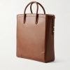 Century 33 Patina-Leather Tote Bag - BK