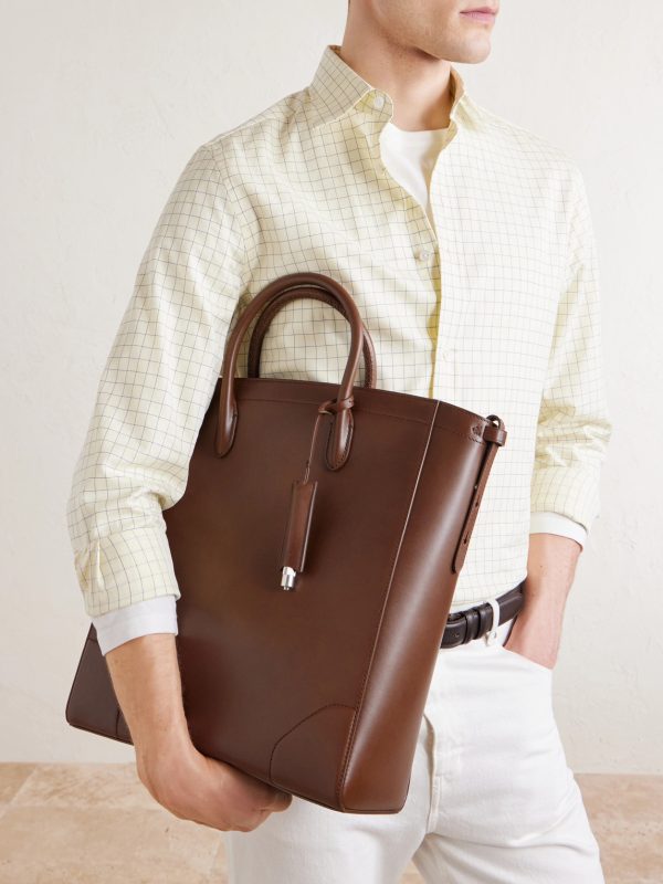 Century 33 Patina-Leather Tote Bag - FR