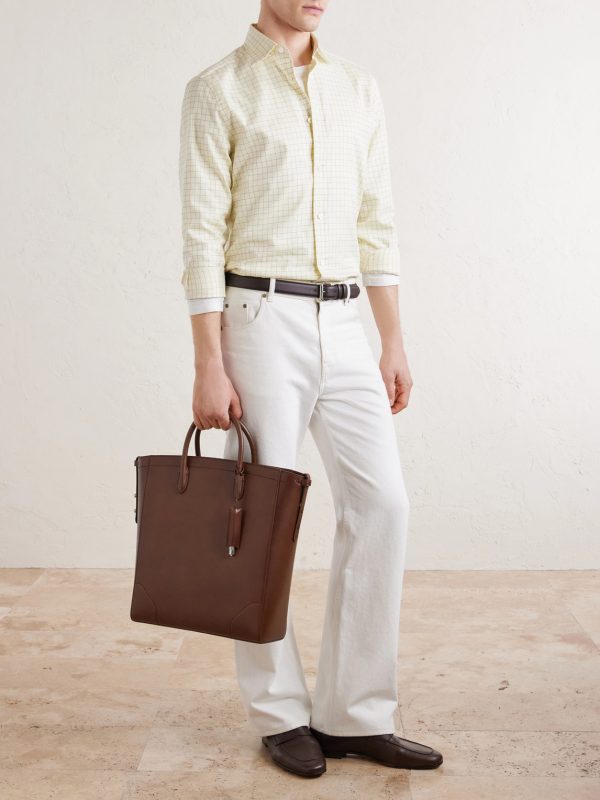 Century 33 Patina-Leather Tote Bag - OU