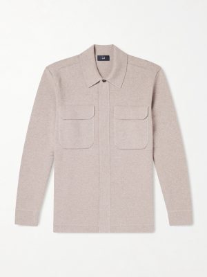 Cotton and Cashmere-Blend Overshirt