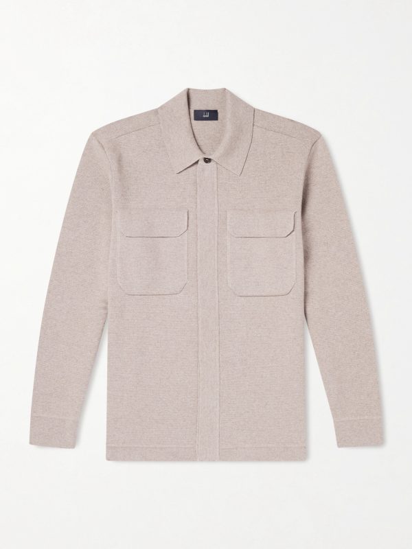 Cotton and Cashmere-Blend Overshirt Cotton and Cashmere-Blend Overshirt