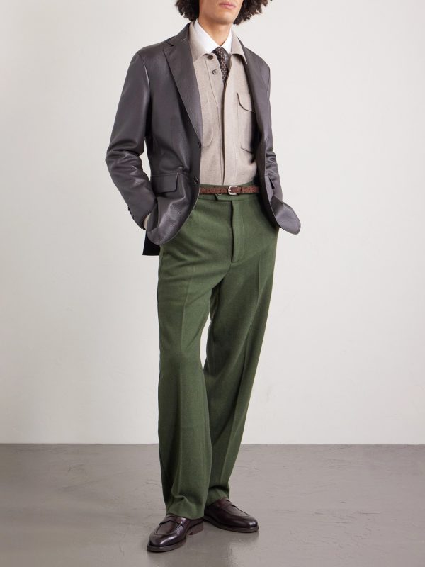 Cotton and Cashmere-Blend Overshirt - OU Cotton and Cashmere-Blend Overshirt - OU