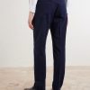 Tapered Cotton-Blend Twill Trousers - BK