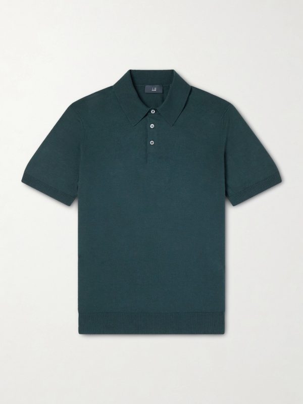 Slim-Fit Cotton and Mulberry Silk-Blend Polo Shirt Slim-Fit Cotton and Mulberry Silk-Blend Polo Shirt