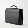 Alfred 40 Patina-Leather Briefcase - BK Alfred 40 Patina-Leather Briefcase - BK