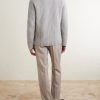 Tapered Super 130s Wool Trousers - BK Tapered Super 130s Wool Trousers - BK