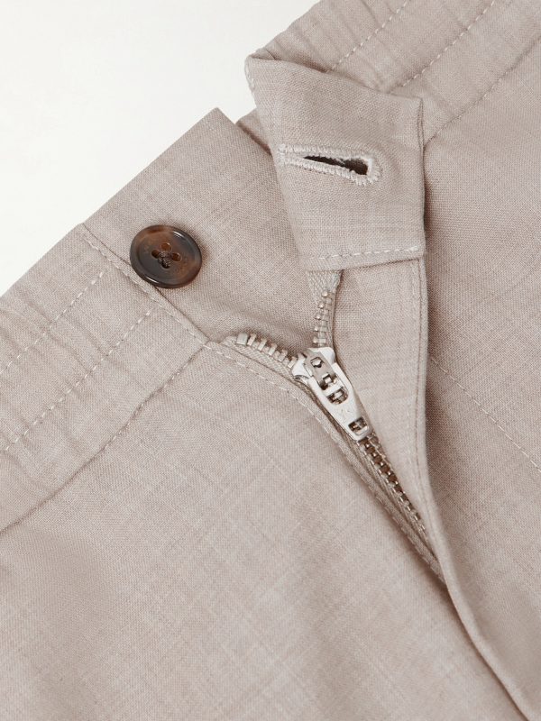 Tapered Super 130s Wool Trousers - CU Tapered Super 130s Wool Trousers - CU