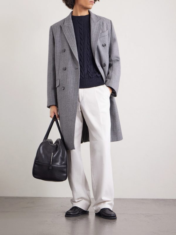 Cable-Knit Cotton Sweater - OU