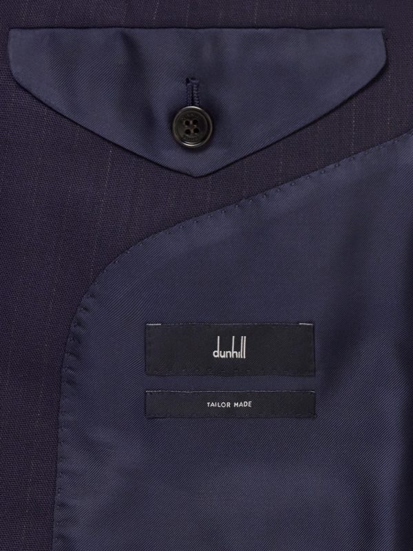 Pinstriped Wool Suit Jacket - E1