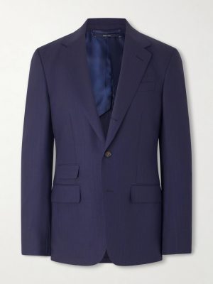 Pinstriped Wool Suit Jacket Pinstriped Wool Suit Jacket