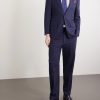 Pinstriped Wool Suit Jacket - OU
