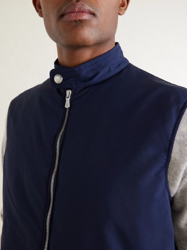 Slim-Fit Wool-Blend Gilet - CU Slim-Fit Wool-Blend Gilet - CU
