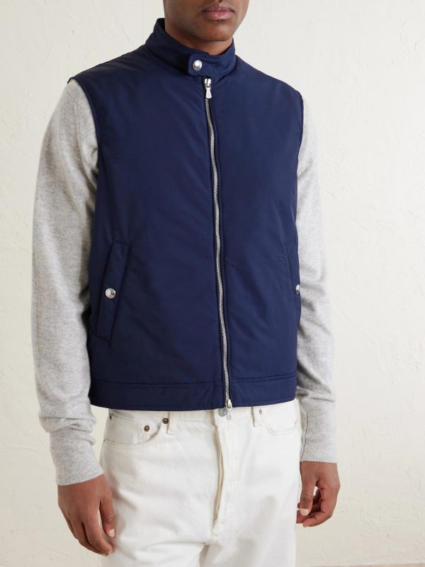Slim-Fit Wool-Blend Gilet - FR Slim-Fit Wool-Blend Gilet - FR