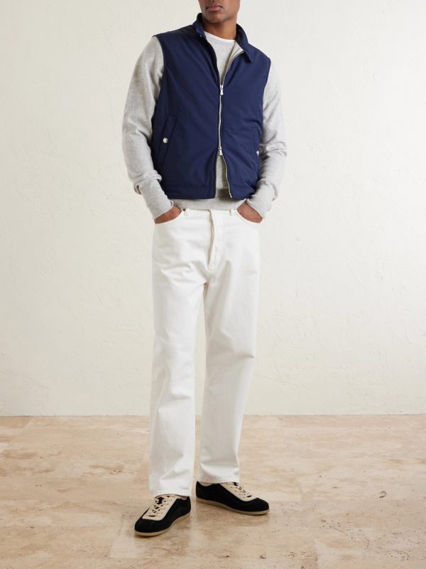 Slim-Fit Wool-Blend Gilet - OU Slim-Fit Wool-Blend Gilet - OU
