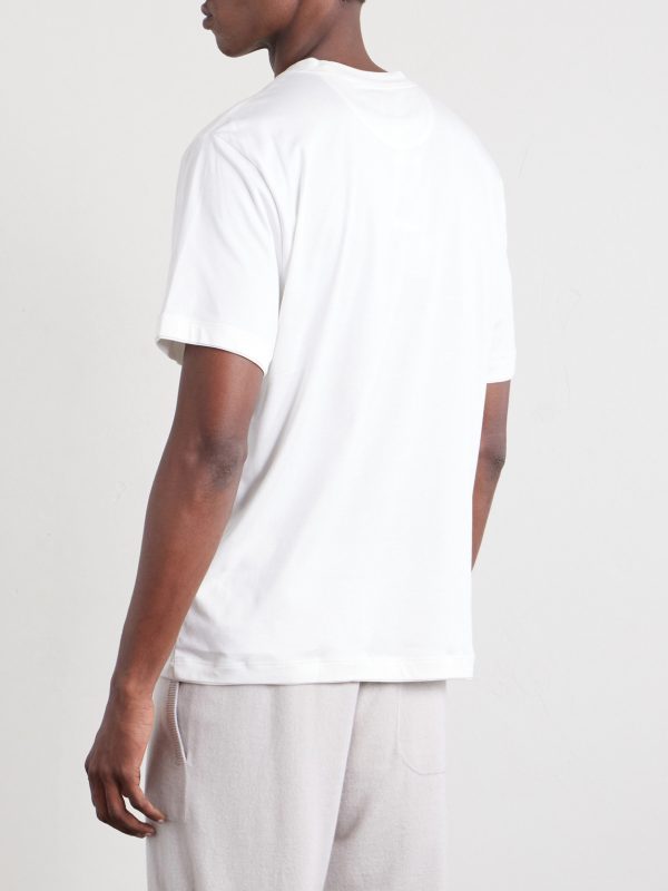 Cotton and Modal-Blend Jersey T-Shirt - BK