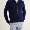 Cashmere Zip-Up Sweater - FR Cashmere Zip-Up Sweater - FR