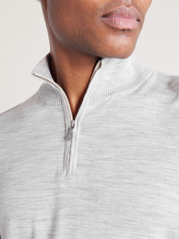 Wool Half-Zip Sweater - CU Wool Half-Zip Sweater - CU