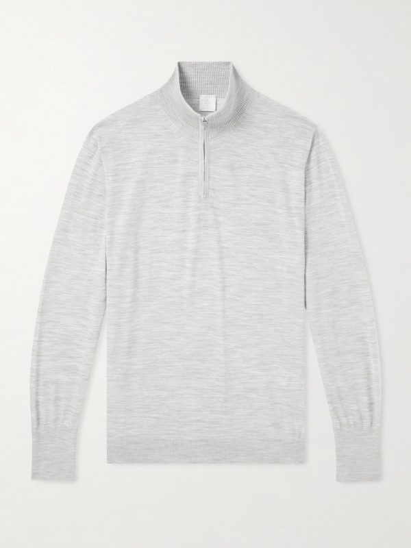 Wool Half-Zip Sweater Wool Half-Zip Sweater