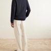 Cotton and Silk-Blend Polo Sweater - BK