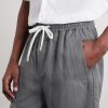 Straight-Leg Linen Shorts - CU Straight-Leg Linen Shorts - CU