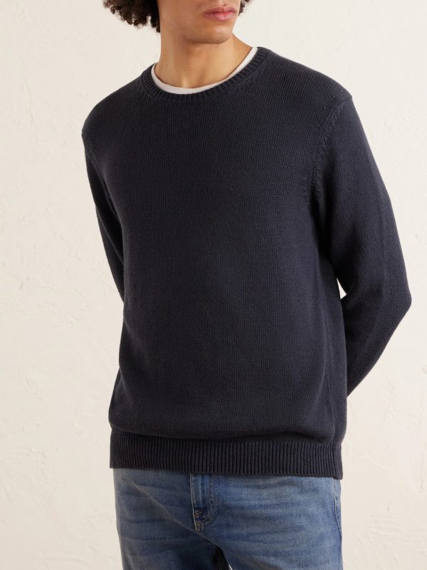 Cotton and Silk-Blend Sweater - FR