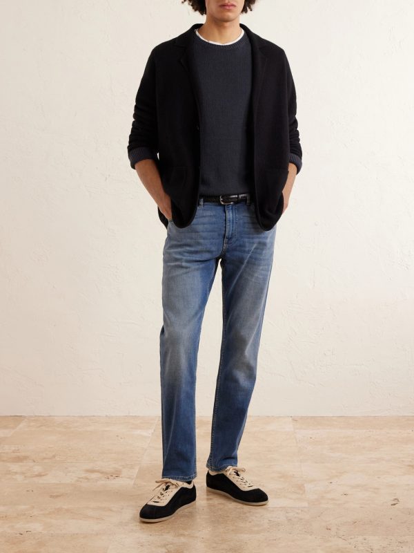 Cotton and Silk-Blend Sweater - OU