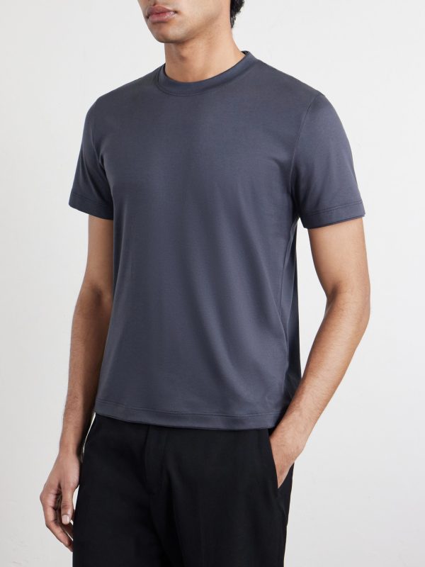 Cotton and Modal-Blend Jersey T-Shirt - FR Cotton and Modal-Blend Jersey T-Shirt - FR