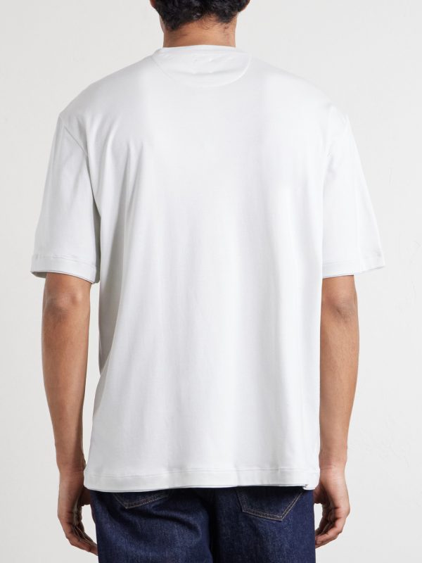 Cotton and Modal-Blend Jersey T-Shirt - BK
