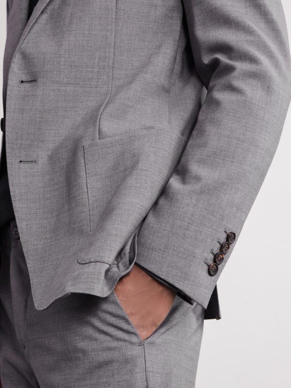 Wool-Blend Suit Jacket - E2 Wool-Blend Suit Jacket - E2