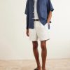 Camp-Collar Linen Shirt - OU