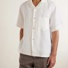 Camp-Collar Linen Shirt - FR Camp-Collar Linen Shirt - FR