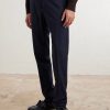 Slim-Fit Tapered Stretch-Wool Flannel Trousers - FR Slim-Fit Tapered Stretch-Wool Flannel Trousers - FR