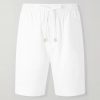 Straight-Leg Linen Shorts