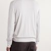 Wool Zip-Up Cardigan - BK