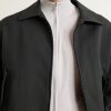 Wool Zip-Up Cardigan - E1