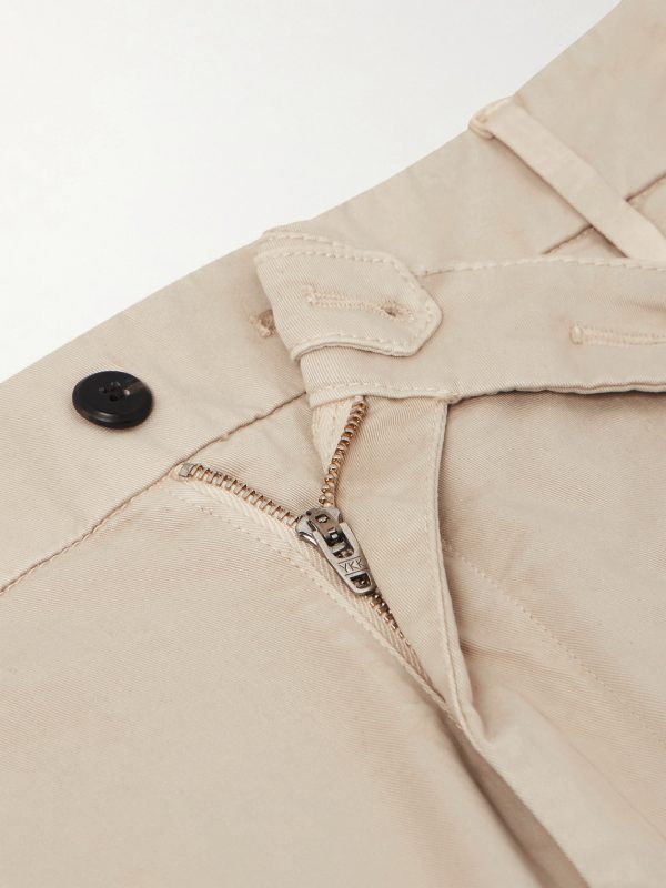 Slim-Fit Stretch Cotton-Twill Chinos - CU Slim-Fit Stretch Cotton-Twill Chinos - CU