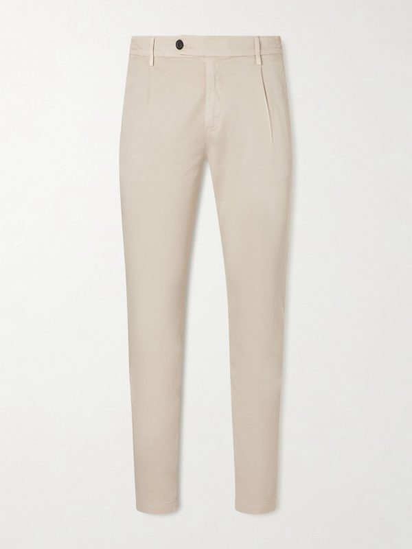 Slim-Fit Stretch Cotton-Twill Chinos Slim-Fit Stretch Cotton-Twill Chinos
