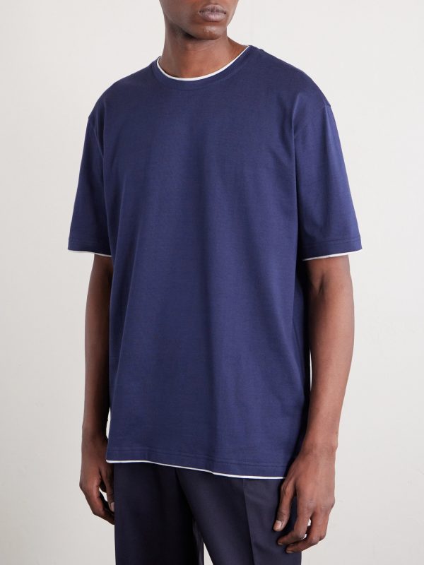 Giza Cotton-Jersey T-Shirt - FR Giza Cotton-Jersey T-Shirt - FR