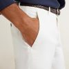 Straight-Leg Stretch-Cotton and Silk-Blend Trousers - CU Straight-Leg Stretch-Cotton and Silk-Blend Trousers - CU