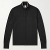 Wool Zip-Up Cardigan
