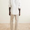 Straight-Leg Cotton and Linen-Blend Drawstring Trousers - BK Straight-Leg Cotton and Linen-Blend Drawstring Trousers - BK