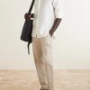 Straight-Leg Cotton and Linen-Blend Drawstring Trousers - OU Straight-Leg Cotton and Linen-Blend Drawstring Trousers - OU