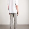 Straight-Leg Pleated Stretch Cotton and Silk-Blend Trousers - BK Straight-Leg Pleated Stretch Cotton and Silk-Blend Trousers - BK