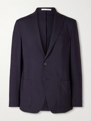 Wool-Blend Suit Jacket